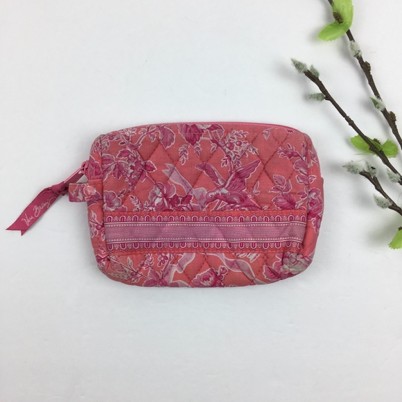 Vera Bradley Handbags - VERA BRADLEY "Hope Toile" Pink Floral Makeup Bag